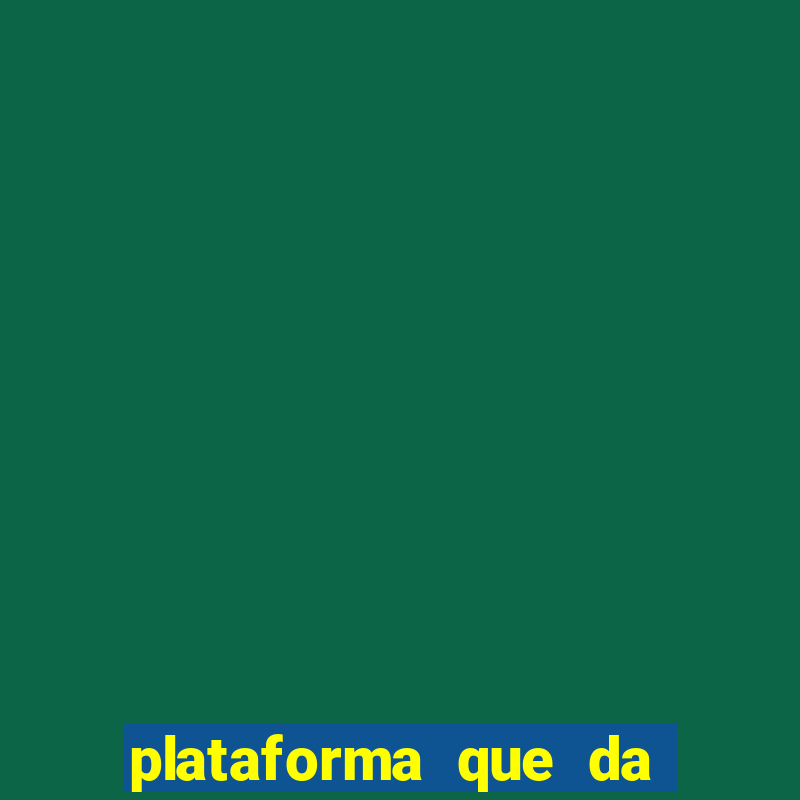 plataforma que da 30 reais para jogar